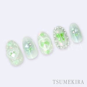 TSUMEKIRA SWEET RIBBON MIX (BLUE & GREEN) | NN-YRS-004