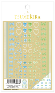 TSUMEKIRA SWEET RIBBON MIX (BLUE & GREEN) | NN-YRS-004