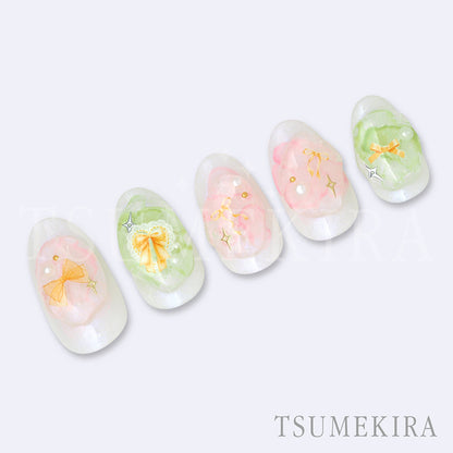 TSUMEKIRA SWEET RIBBON MIX (YELLOW & ORANGE) | NN-YRS-005