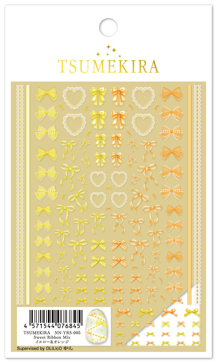 TSUMEKIRA SWEET RIBBON MIX (YELLOW & ORANGE) | NN-YRS-005