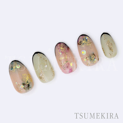 TSUMEKIRA LINE FLOWER GOLD | SG-LNF-001