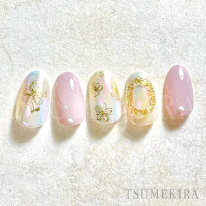 TSUMEKIRA LINE FLOWER GOLD | SG-LNF-001