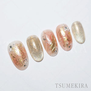 TSUMEKIRA LINE FLOWER GOLD | SG-LNF-001