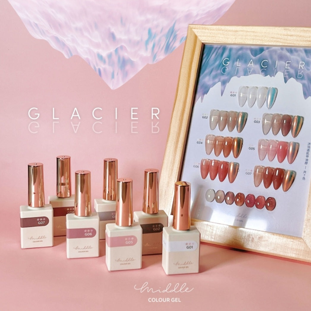 MIDDLE BY RUYIYA - GLACIER SHEER NUDE GEL SET