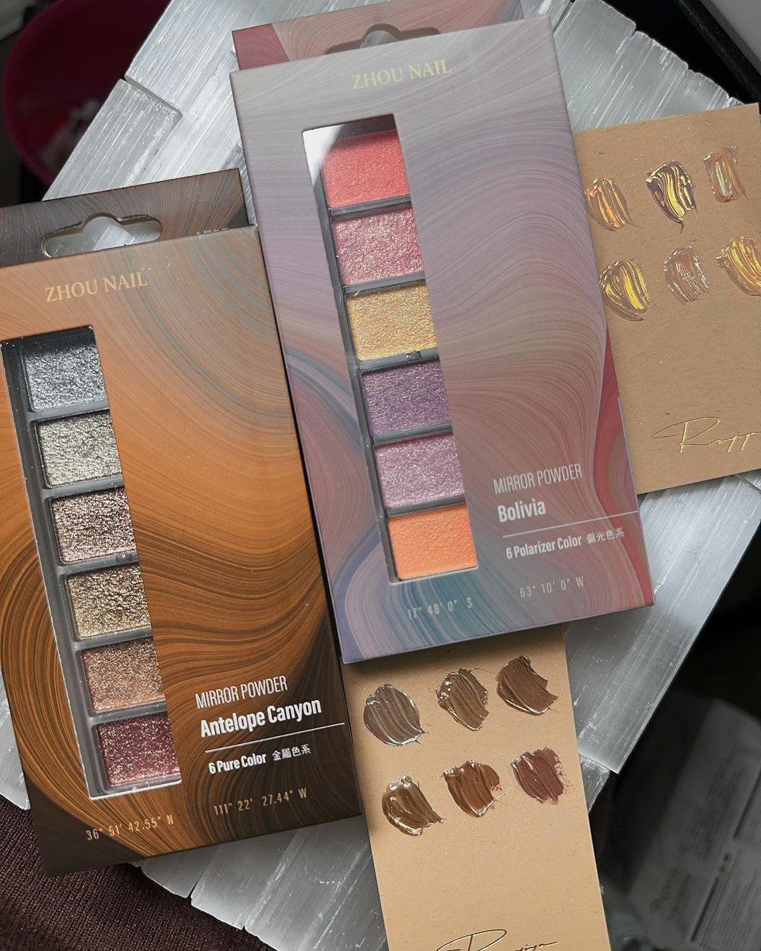 RUYIYA × ZHOU NAIL MIRROR POWDER PALETTE