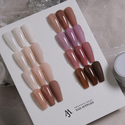 JAMGEL BEIGE SET (8 COLOURS)