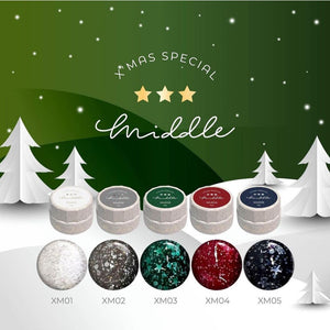 MIDDLE BY RUYIYA - X'MAS SPECIAL GEL SET (5 COLOURS) *LIMITED EDITION*