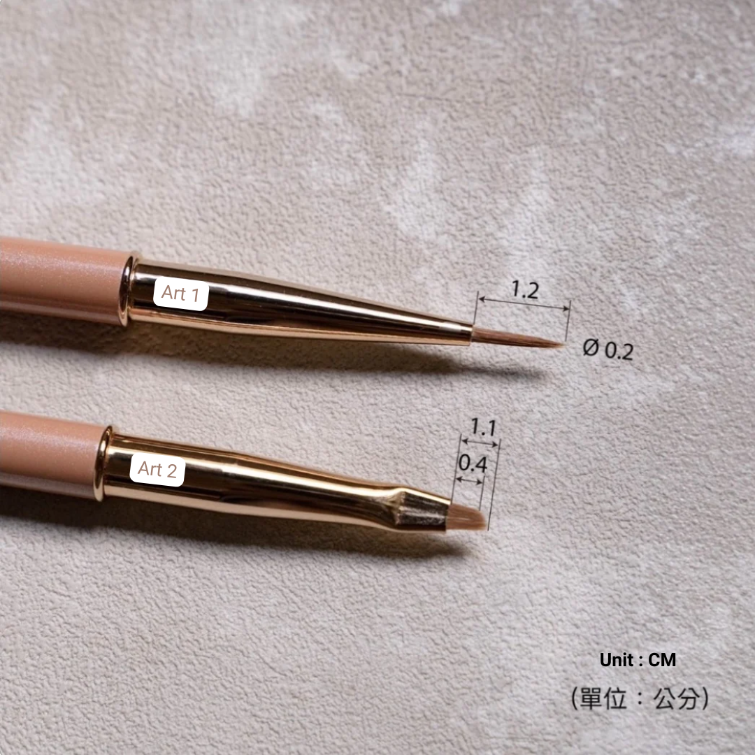 RUYIYA × GINA LIFESTYLE GILDED MILK TEA ART BRUSH