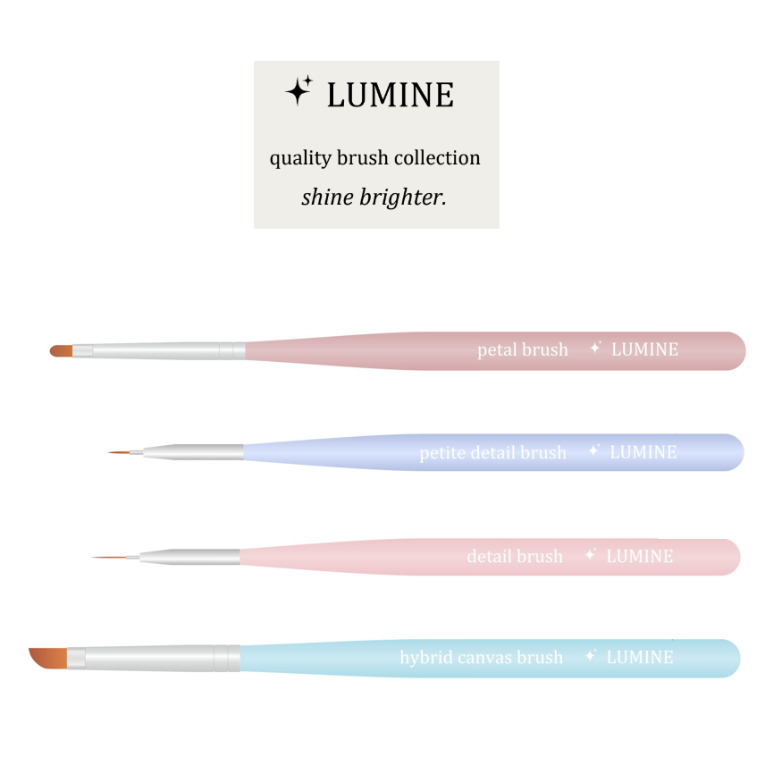 LUMINE 4PC BRUSH SET