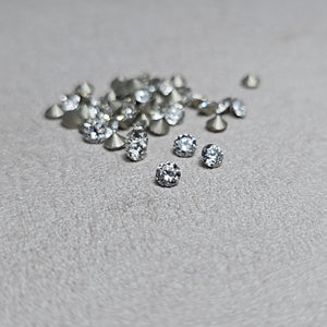 DAZZLING SHINE! CUBIC ZIRCONIA CHATONS (6 SIZES AVAIL)