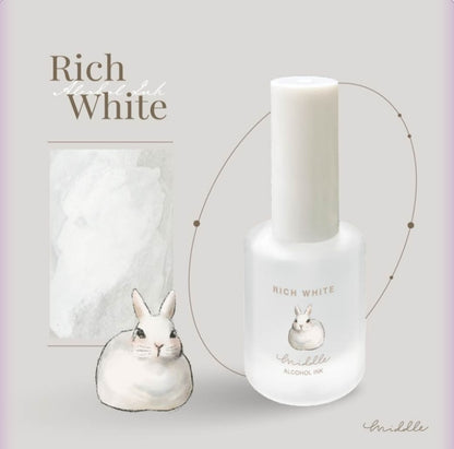 MIDDLE ALCOHOL INK - WHITE