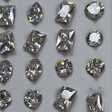 Load image into Gallery viewer, DAZZLING SHINE! CUBIC ZIRCONIA ASSORTED FANCY SHAPE CHATONS
