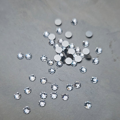 ROUND FLATBACK CRYSTALS BULK PACK (5 SIZES)