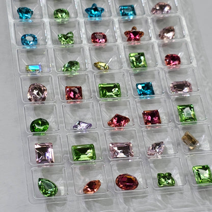 ASSORTED FANCY CHATONS 45PC