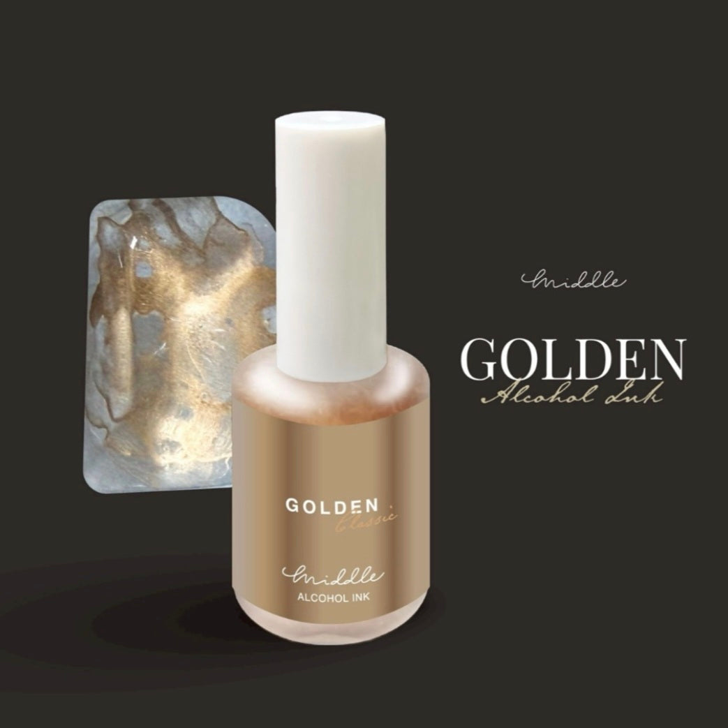 MIDDLE ALCOHOL INK - GOLDEN