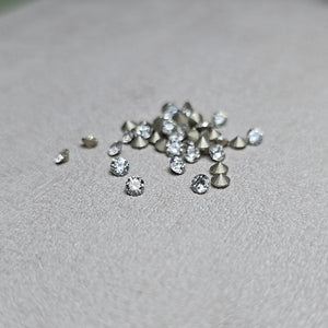 DAZZLING SHINE! CUBIC ZIRCONIA CHATONS (6 SIZES AVAIL)