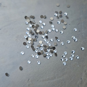 ROUND FLATBACK CRYSTALS BULK PACK (5 SIZES)