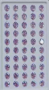 DAZZLING SHINE! CUBIC ZIRCONIA BRILLANT CUT OVAL FANCY SHAPE CHATONS