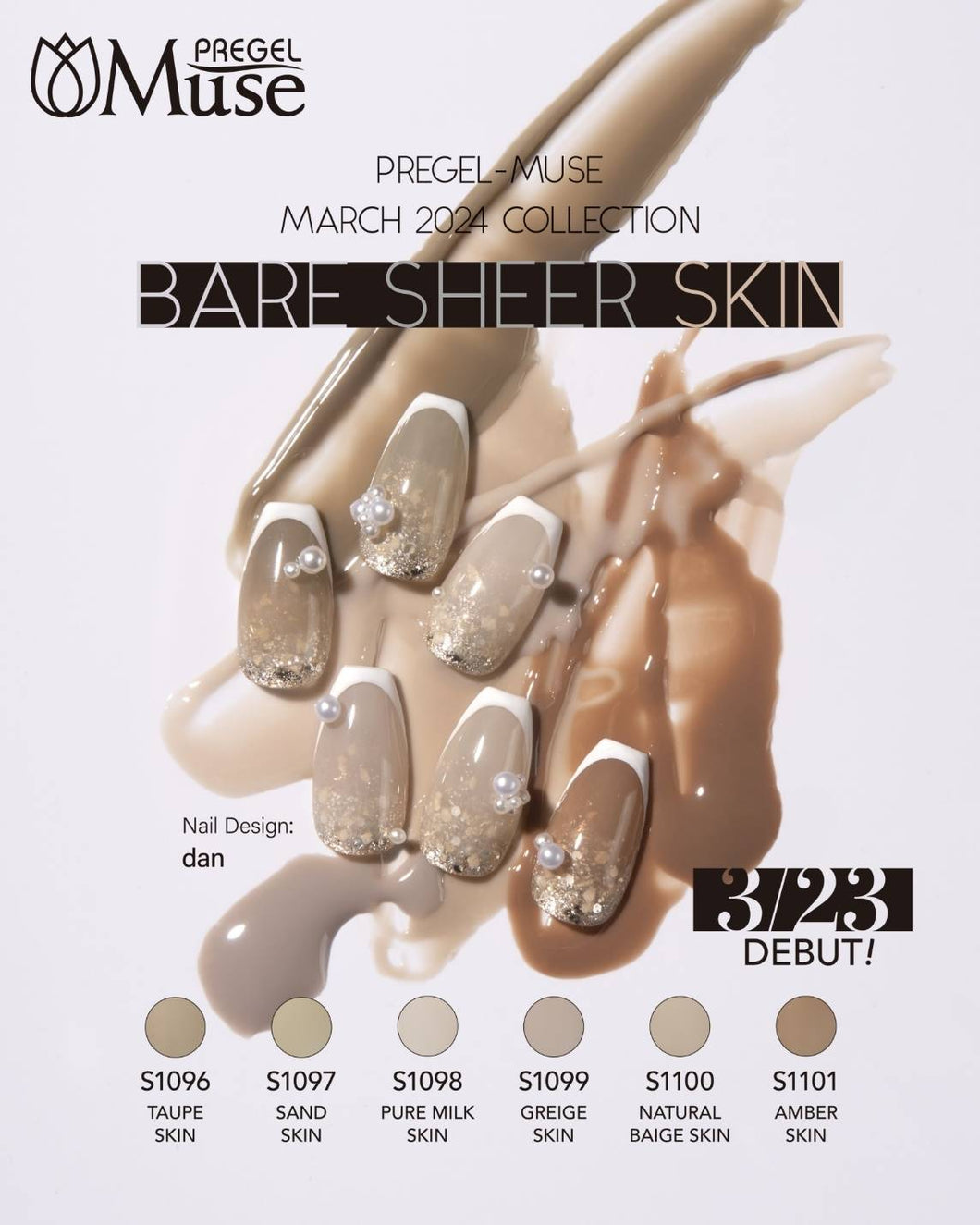 PREGEL MUSE BARE SHEER SKIN SERIES