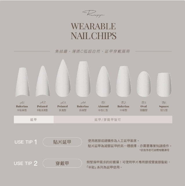 RUYIYA WEARABLE NAIL CHIPS
