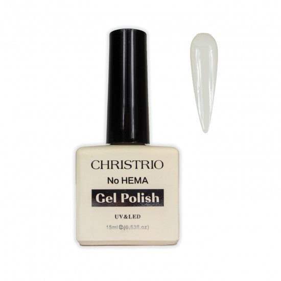 CHRISTRIO NO HEMA GEL POLISH #07 - SATIN SNOW