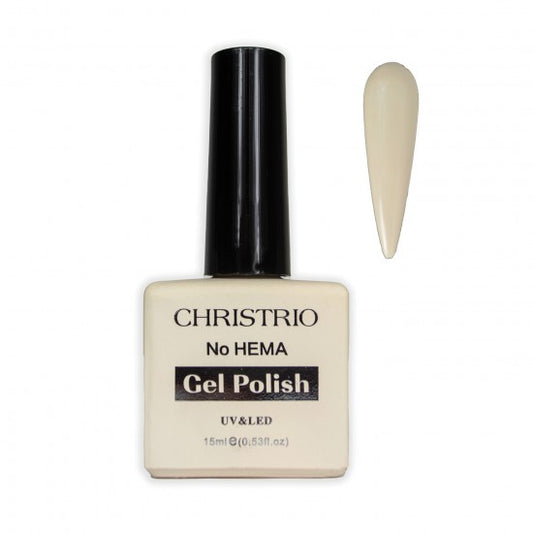 CHRISTRIO NO HEMA GEL POLISH #16 - EGGSHELL