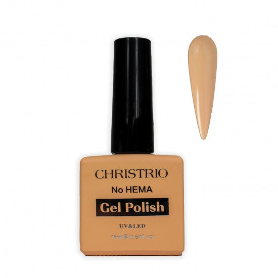 CHRISTRIO NO HEMA GEL POLISH #18 - PEACH CREAMSICLE