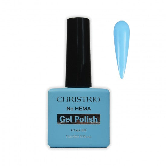 CHRISTRIO NO HEMA GEL POLISH #34- FROZEN BLUE