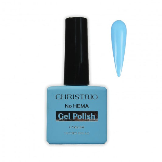 CHRISTRIO NO HEMA GEL POLISH #34- FROZEN BLUE
