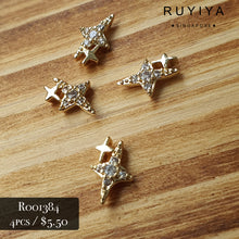 Load image into Gallery viewer, GOLD TWINKLE TWINKLE LITTLE STAR CHARM R001384
