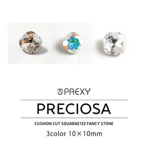 PRECIOSA CUSHION CUT SQUARAE132 10X10MM FANCY STONE