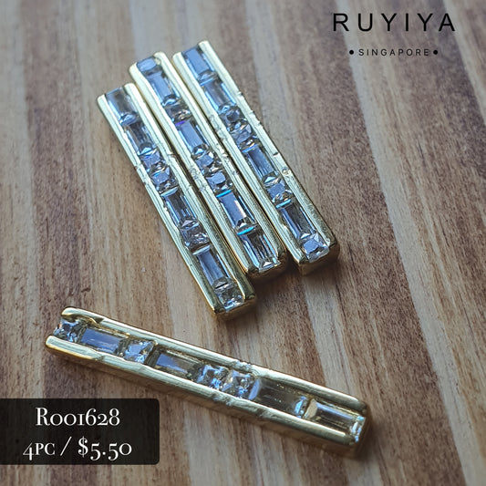 GOLD CRYSTAL ROD CHARM R001628