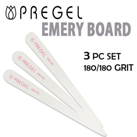 PREGEL EMERY BOARD 180GRIT 3PC SET