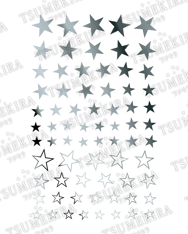 TSUMEKIRA 【ES】 METALLIC STAR SILVER | ES-MST-101