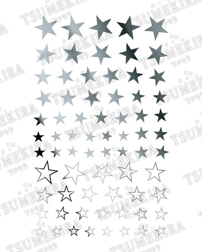 TSUMEKIRA 【ES】 METALLIC STAR SILVER | ES-MST-101