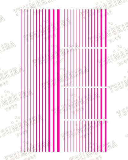 TSUMEKIRA 【ES】 NEON LINE NEON PINK | ES-NLI-101
