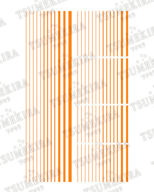 TSUMEKIRA 【ES】 NEON LINE NEON ORANGE | ES-NLI-102