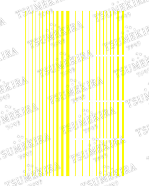 TSUMEKIRA 【ES】 NEON LINE NEON YELLOW | ES-NLI-103