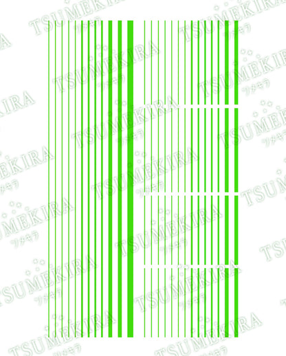 TSUMEKIRA 【ES】 NEON LINE NEON GREEN | ES-NLI-104