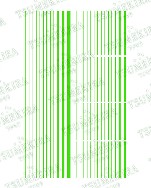 TSUMEKIRA 【ES】 NEON LINE NEON GREEN | ES-NLI-104