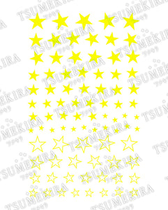 TSUMEKIRA 【ES】 NEON STAR NEON YELLOW | ES-NST-103