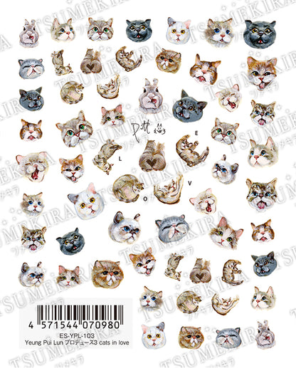 TSUMEKIRA 【ES】 YEUNG PUI LUN × CATS IN LOVE | ES-YPL-103