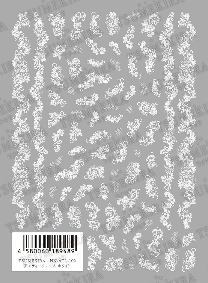 TSUMEKIRA ANTIQUE LACE WHITE | NN-ATL-102