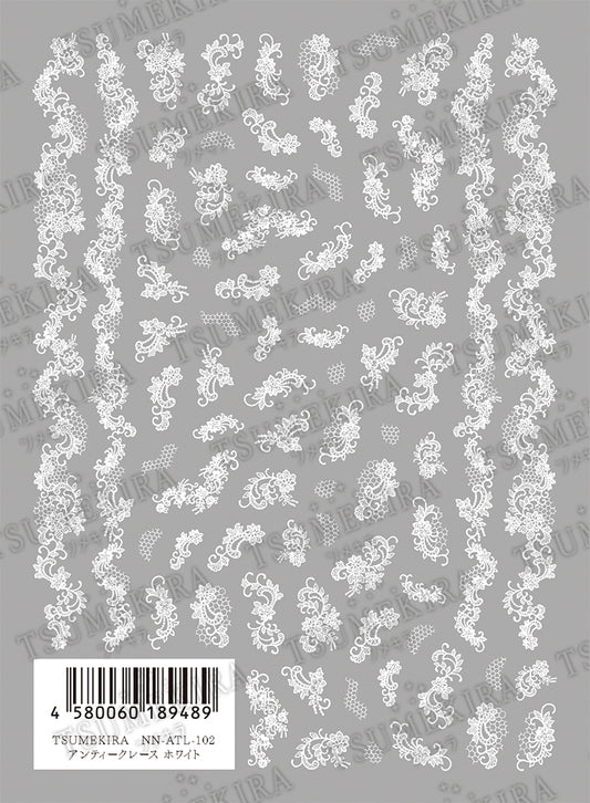 TSUMEKIRA ANTIQUE LACE WHITE | NN-ATL-102