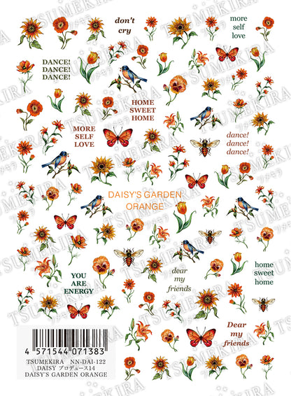 TSUMEKIRA DAISY'S GARDEN ORANGE | NN-DAI-122