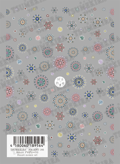 TSUMEKIRA HANA4 × MOSAIC ART | NN-HNY-103