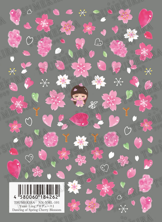 TSUMEKIRA YUMI LING × DANCING OF SPRING CHERRY BLOSSOM | NN-YML-101