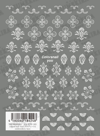 TSUMEKIRA COLORSNAIL YUU ×  EMBROIDERY LACE | NN-YUU-101