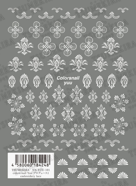 TSUMEKIRA COLORSNAIL YUU ×  EMBROIDERY LACE | NN-YUU-101