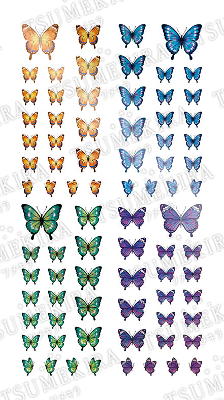 TSUMEKIRA 【NOBLE】 ELINA × METALLIC BUTTERFLY | NO-ELN-101